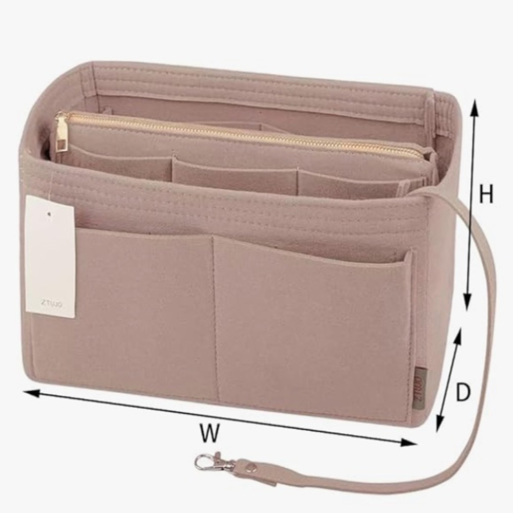 Tote Handbag felt insert-organizer
